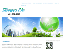 Tablet Screenshot of gibsonairmechanical.com